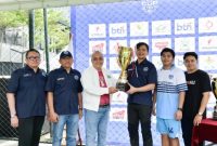 Sesmenpora Gunawan buka turnamen mini soccer Diamond Cup 4 Youth di Jakarta, ajang pertama khusus alumni SMA se-Jabodetabek, dukung olahraga dan kesehatan. foto: Bagus/Kemenpora.go.id