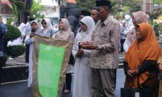 447 Anak Usia Dini di Bantul Antusias Ikuti Manasik Haji Meski Diguyur Hujan