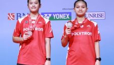 Selsi/Yasintha finis runner-up di Wondr by BNI Indonesia IC 2025 setelah kalah dari unggulan teratas Chinese Taipei di final. foto: Dok PBSI