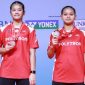 Selsi/Yasintha finis runner-up di Wondr by BNI Indonesia IC 2025 setelah kalah dari unggulan teratas Chinese Taipei di final. foto: Dok PBSI