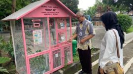 DLH Sleman luncurkan Rumpi ah, tempat pilah botol plastik di ruang publik untuk kurangi sampah plastik dan tingkatkan kesadaran lingkungan. foto: Istimewa